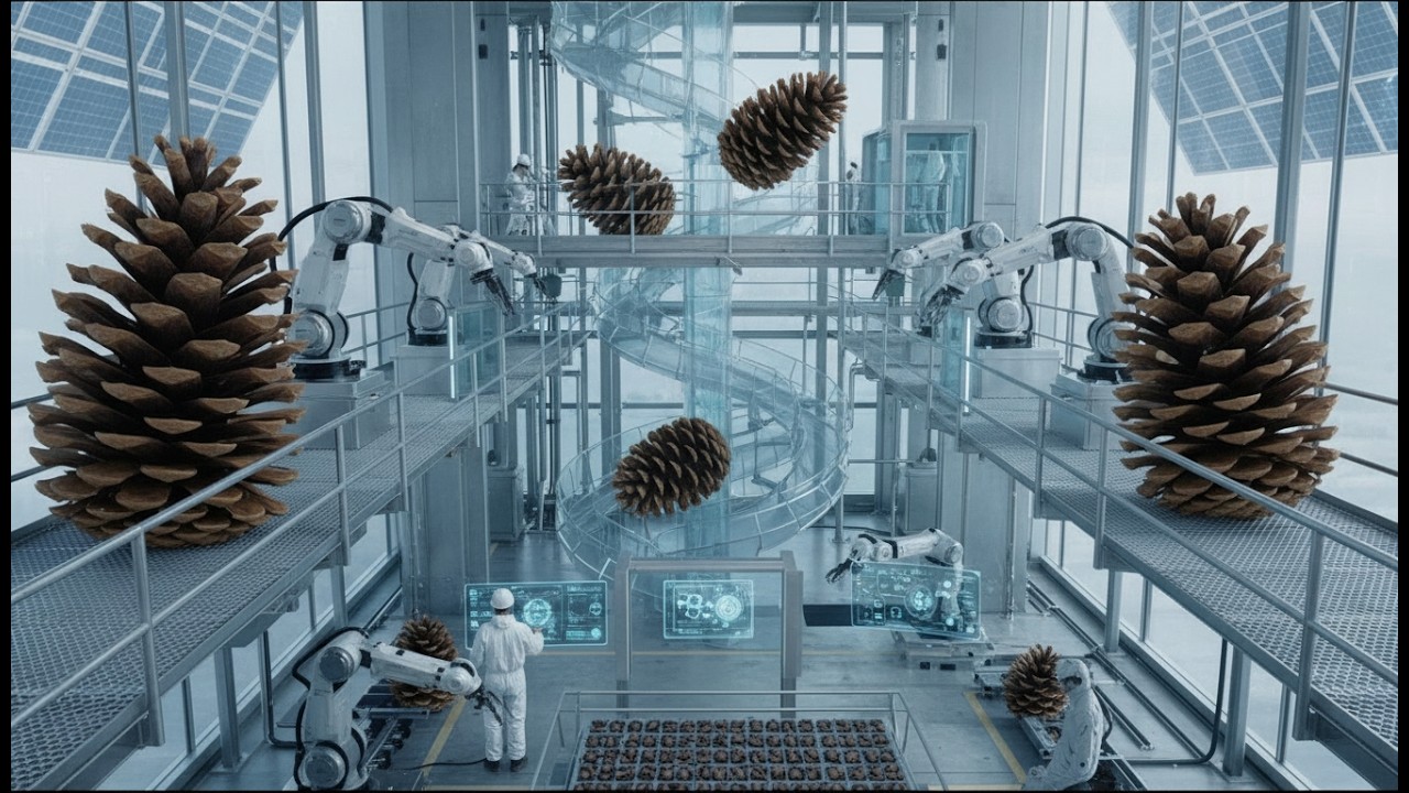 Inside a MILLION-PINE NUT Factory – Insane Production Speed!