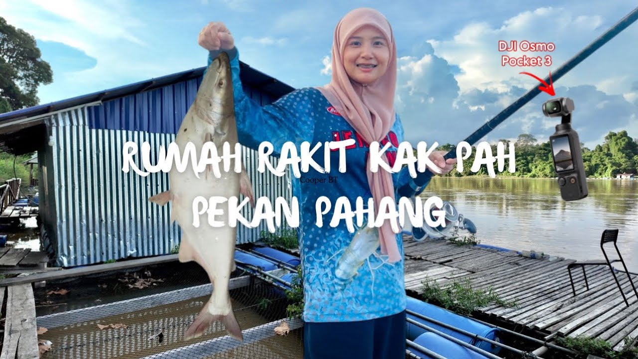 Menyesal Stay Dekat Rumah Rakit Ni Terpaksa Bawak Balik Banyak Ikan | Pekan Pahang | Osmo DJI | 4K