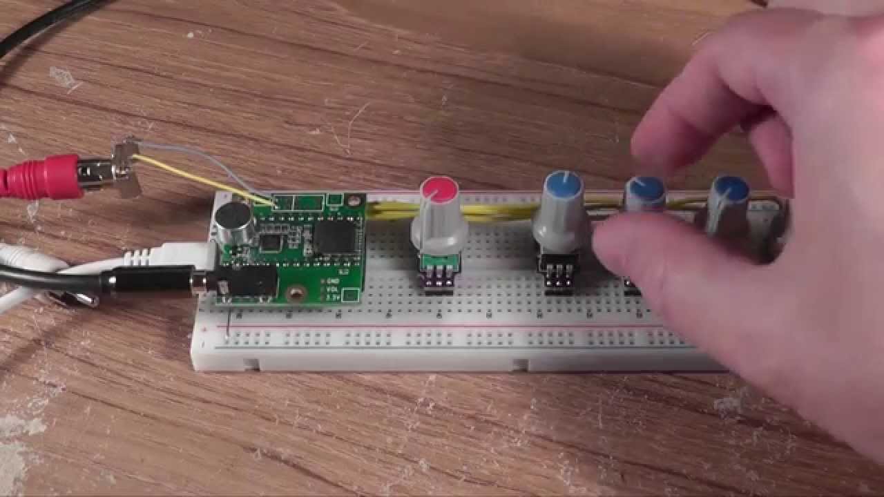 Teensy Audio Library, Delay Line Demo