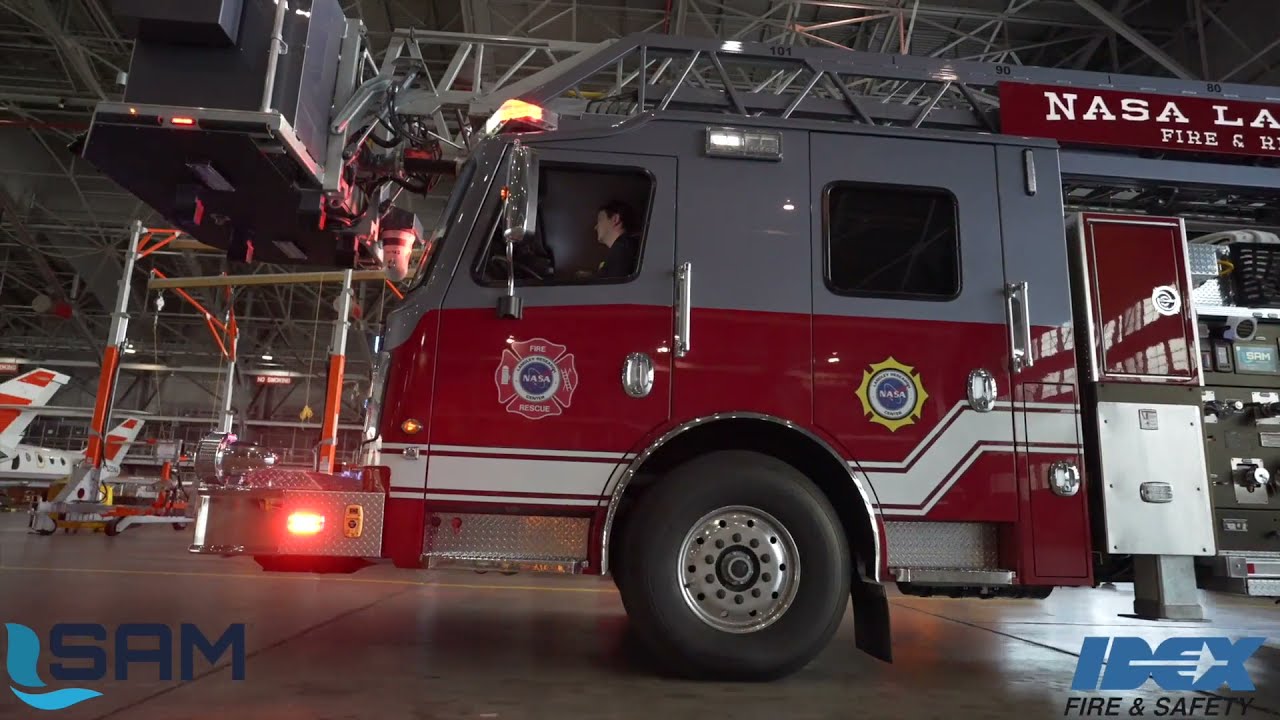 SAM Equipped Rosenbauer Aerial for NASA Langley Research Center