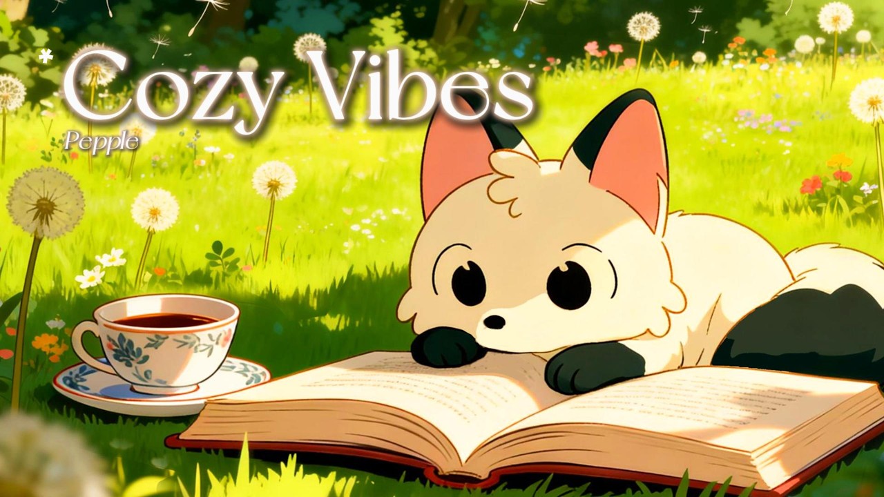 Spring Pages & Dandelion Breeze🌼Cozy Lofi  #lofihiphop  #chillmusic #coffeemusic #studymusic