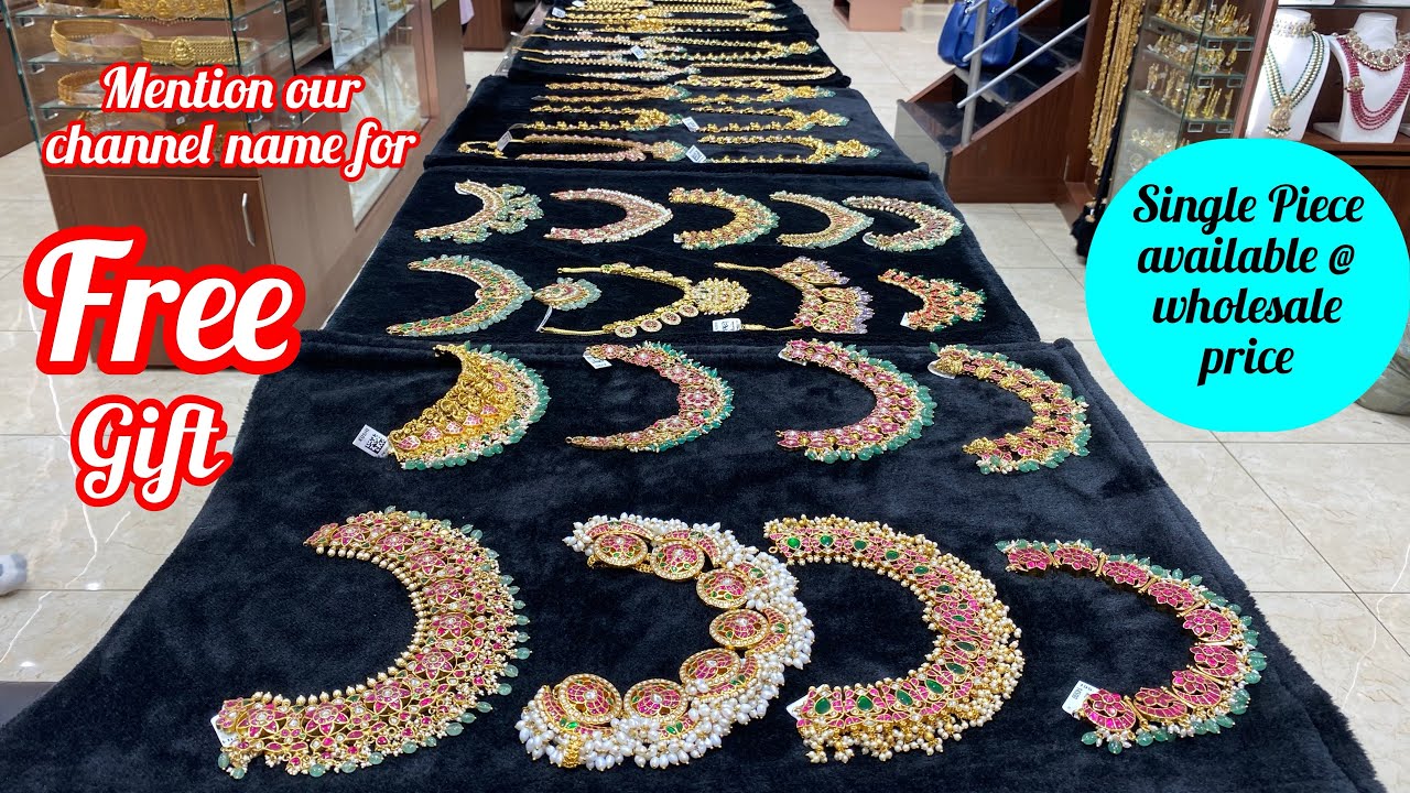 Trending Kemp Jewel @ Chickpet Bangalore | 1 Lakh plus Design| Biggest Jewel Showroom #jewellery