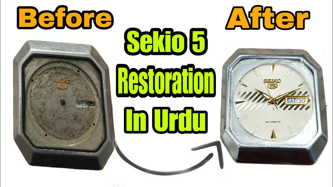 vintage watch reapir & restoration at home || seiko 5 old  automatic watch