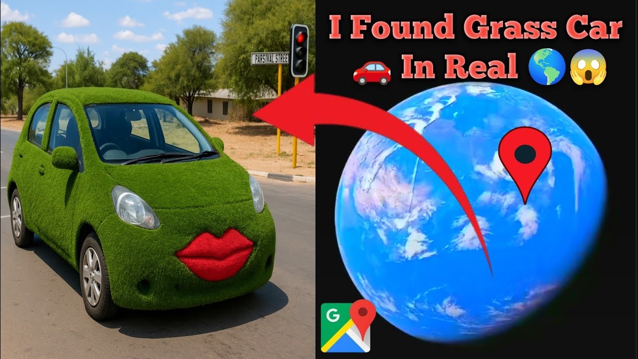 I Found Grass Car 🚗 In Real On Google Earth Old Maps 🌎