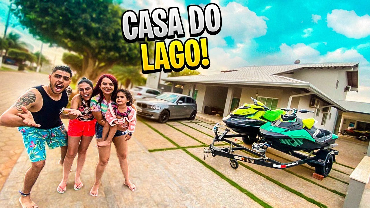 FUI COM MEUS PAIS CONHECER A CASA DO LAGO