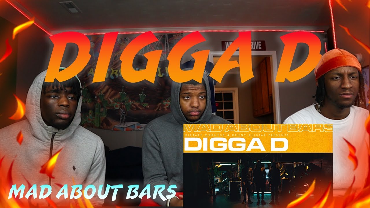 AMERICANS REACT| Digga D - Mad About Bars w/ Kenny Allstar