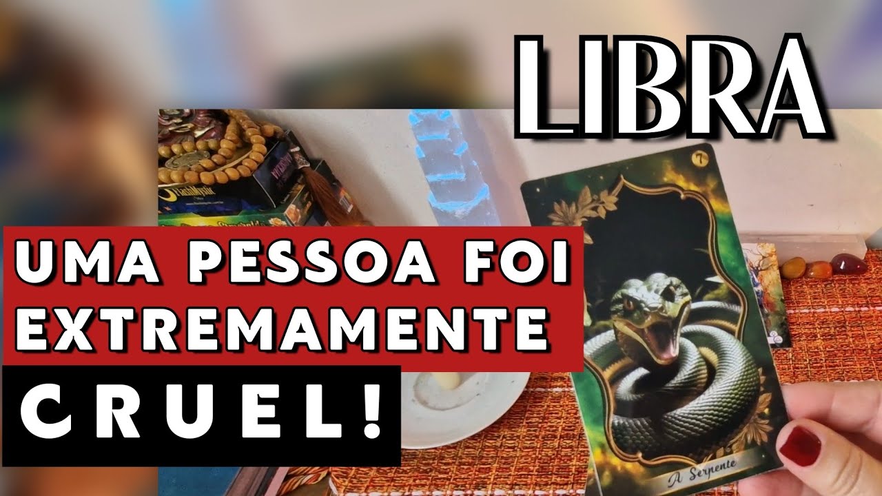 ✨️LIBRA ♎️ UMA PESSOA FOI CRUEL! #tarot #libra #abril 