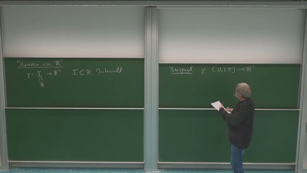 HMI 3: 5.1. Beispiel vom Kreis als parametrisierte Kurve