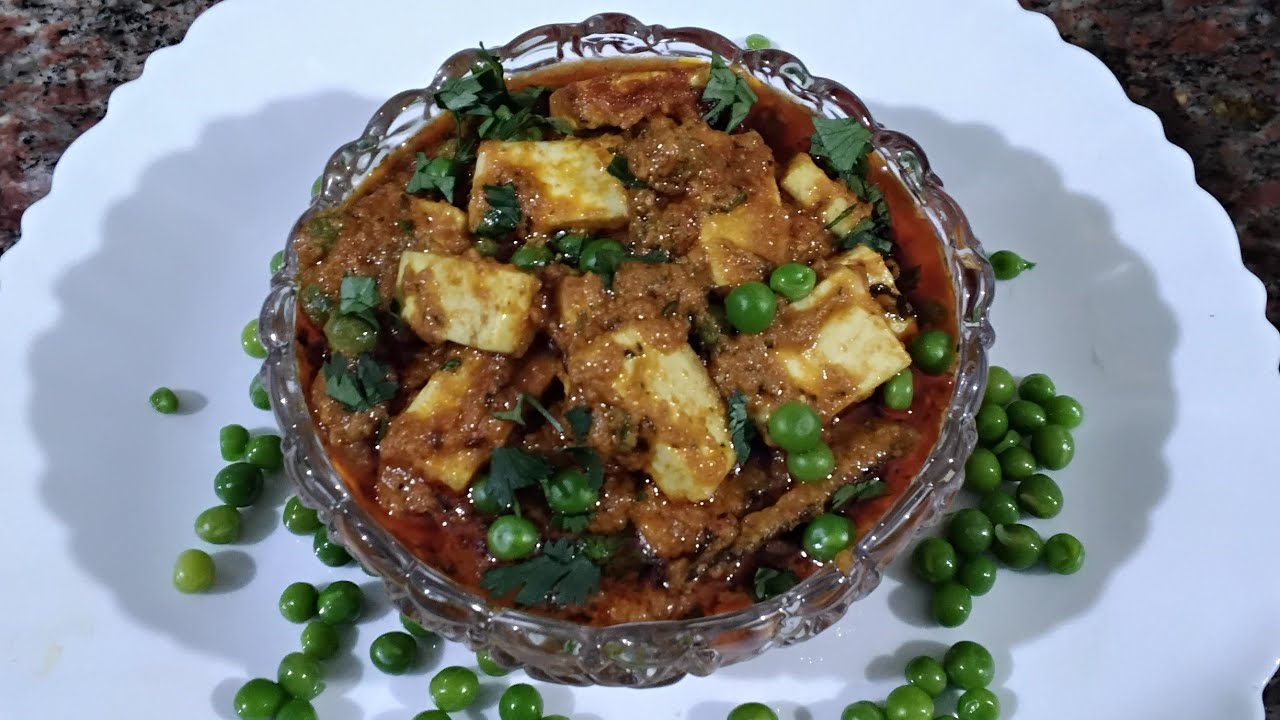 Bismillah food  is live Shahi matar paneer recipe🫛Dhaba Style Matar Paneer recipe 