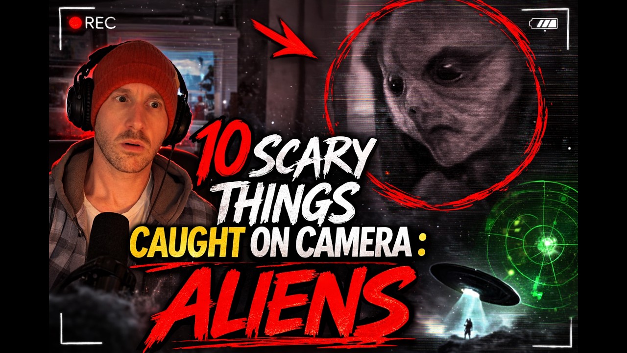 10 Scary Things Caught On Camera… ALIENS? 👽