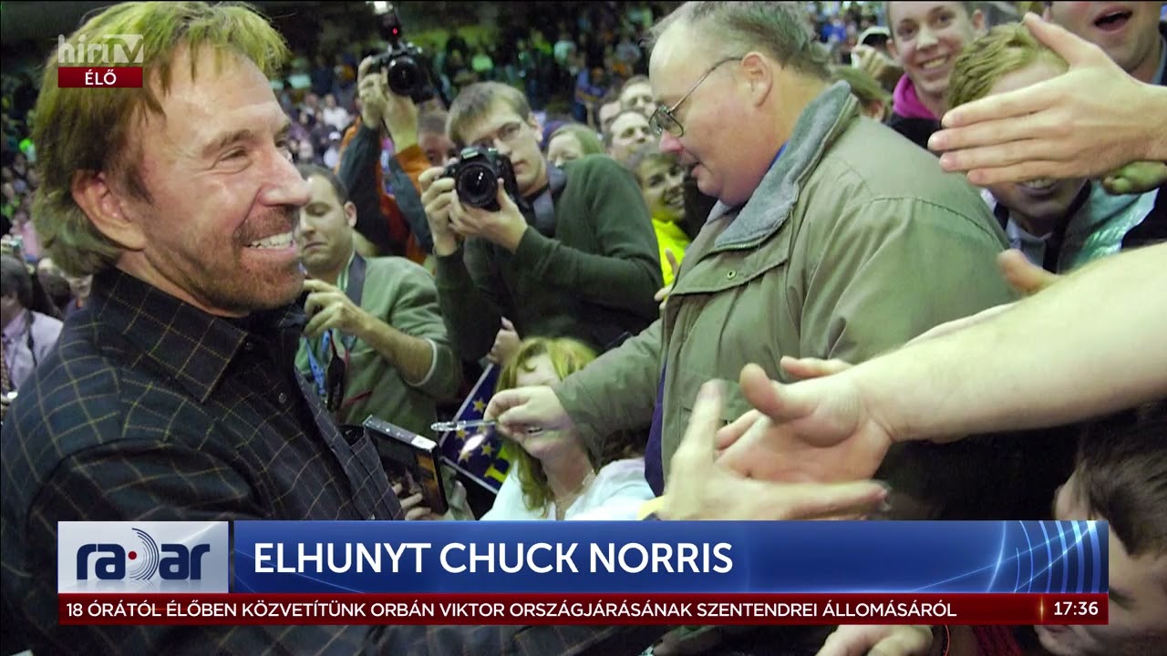 Elhunyt Chuck Norris - HírTV