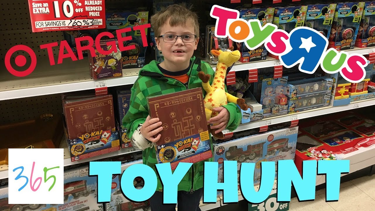 Noah's TARGET vs TOYS R US TOY HUNT Yo-Kai Watch Thomas the Train | KIDS LIFE 365 | 4.11.18