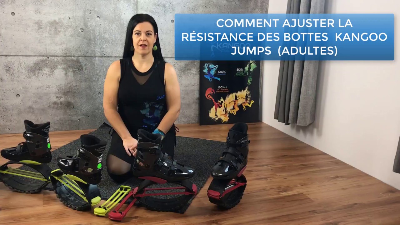 Comment ajuster les bottes trampolines Kangoo Jumps adultes selon votre poids