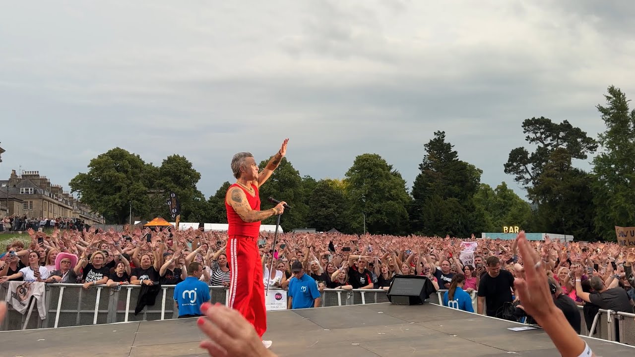 Monsoon - Robbie Williams - Royal Crescent, Bath, UK, June 13, 2025