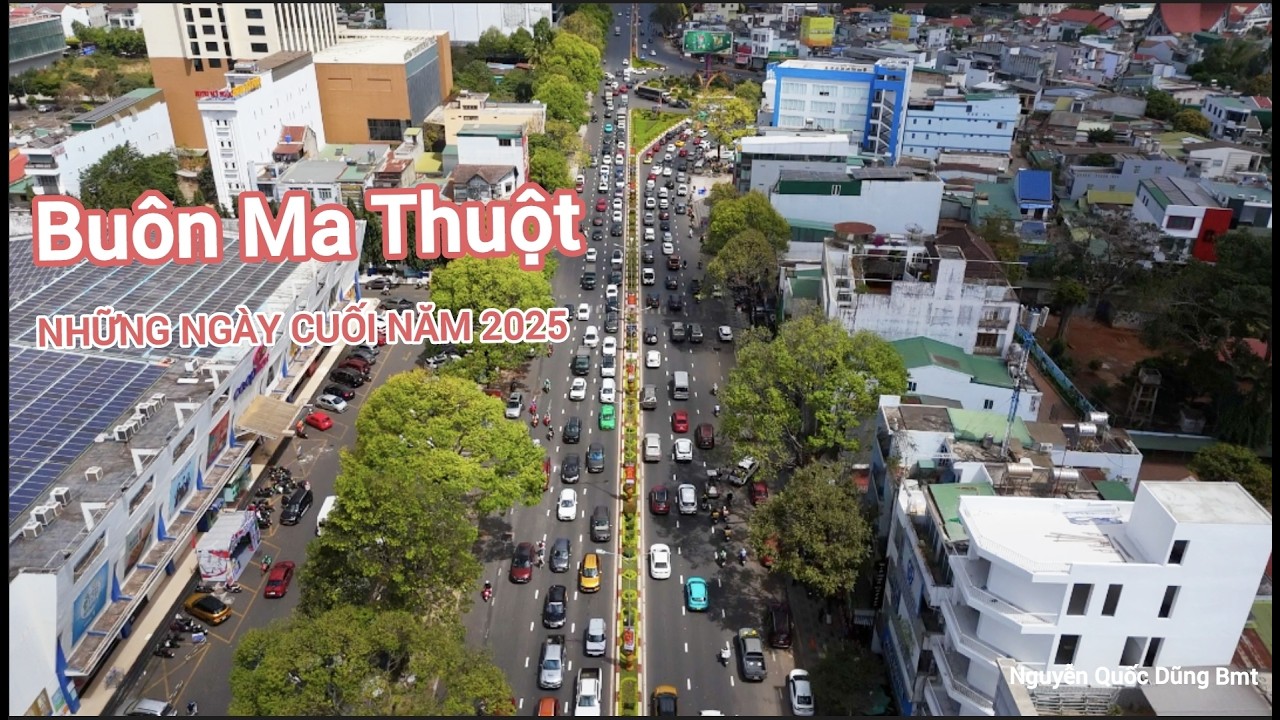 Đường phố Buôn Ma Thuột Những ngày cuối năm