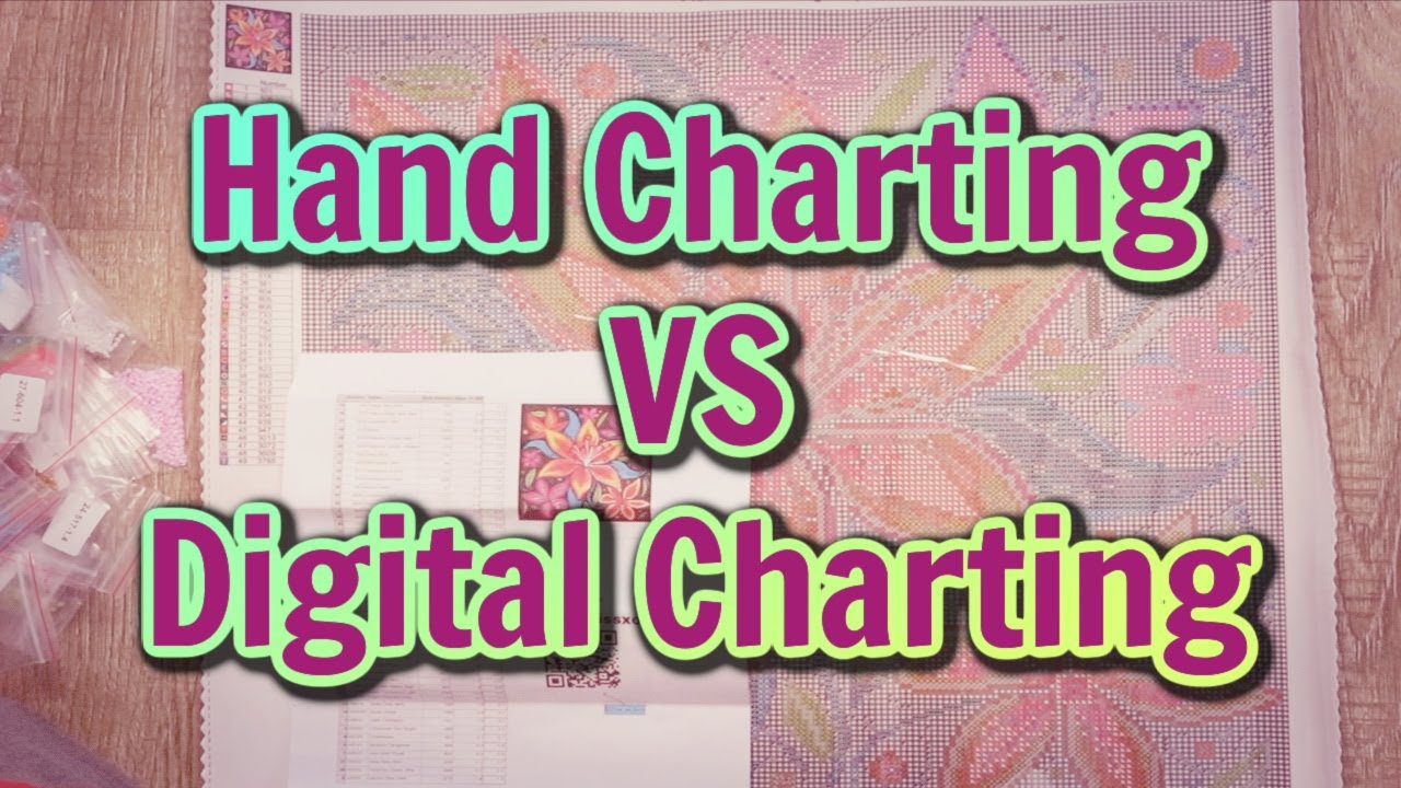 I MADE MY OWN DIAMOND PAINTING!  Hand Charting vs Digital Charting