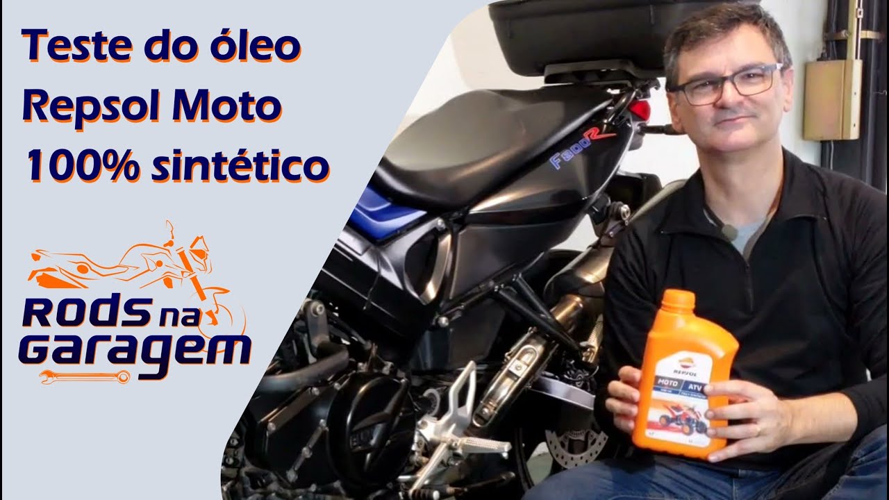 Teste do óleo Repsol Moto 100% sintético aos 5.600 km na BMW F800R #motocicletas #manutenção
