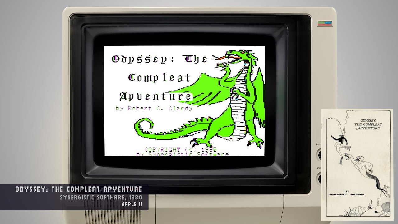 Odyssey: The Compleat Apventure - Synergistic Software, 1980 - Apple II (4K)