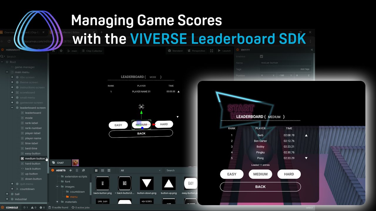 Managing Game Scores with the VIVERSE Leaderboard SDK