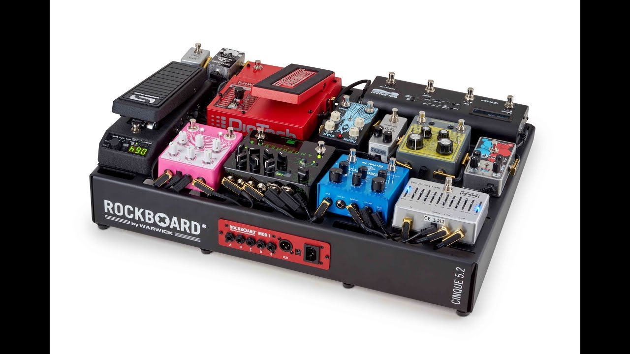 The new 2018 RockBoard Series Pedalboard