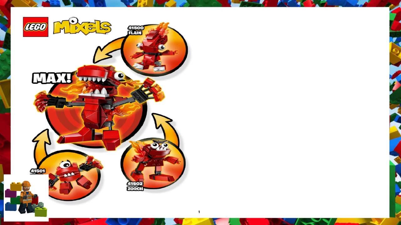 LEGO Instructions - Mixels - Infernites Max! (Series 1)