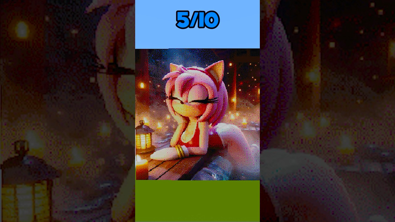 THE BEST AMY ROSE ART! WATCH ENDING... 