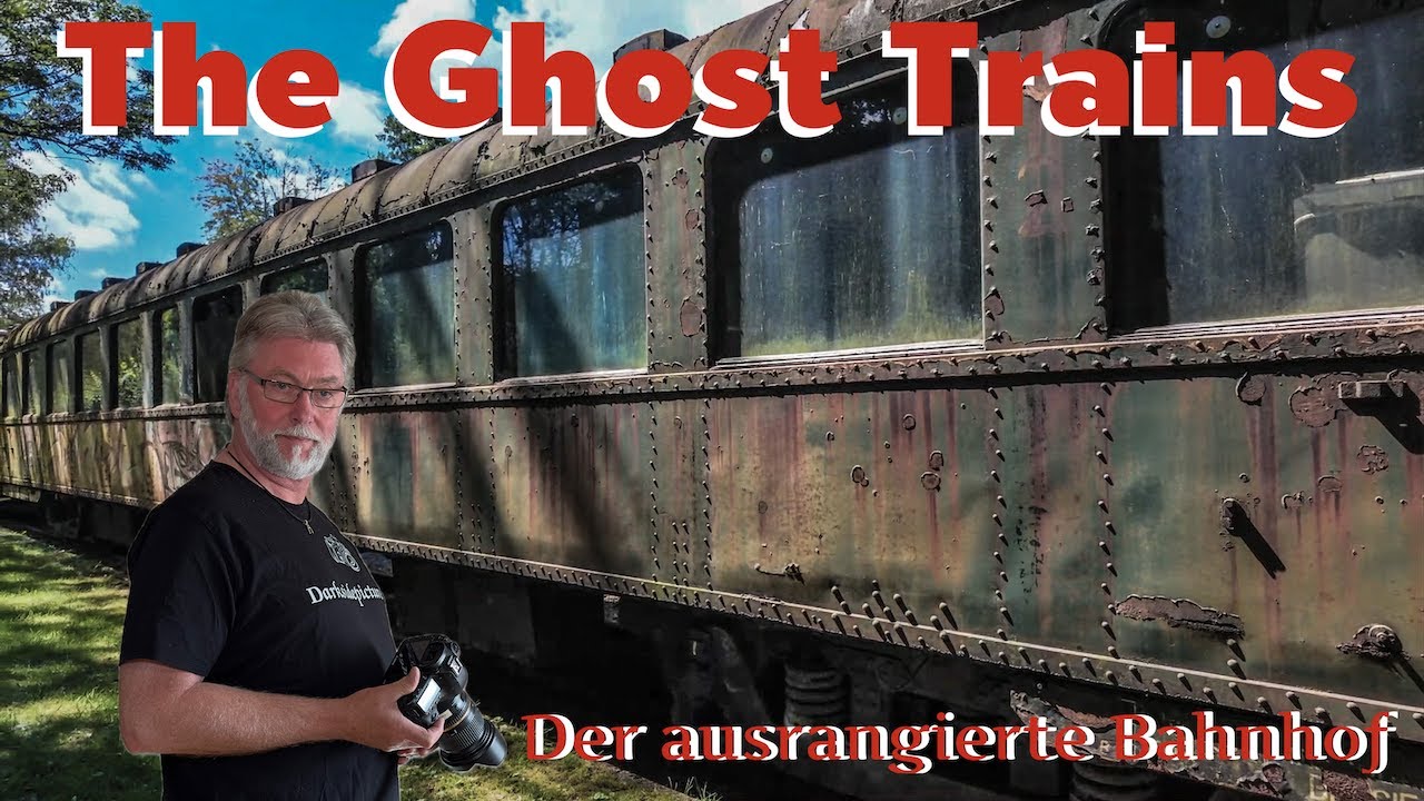 lost place - Der ehemalige  Bahnhof verbirgt in den ausrangierten alten Waggons wahre Schätze