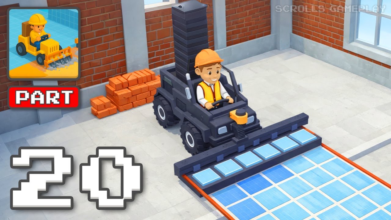 Tile Stamper - Gameplay Walkthrough Part 20 - Quick Taps Clean Floors (iOS, Android)