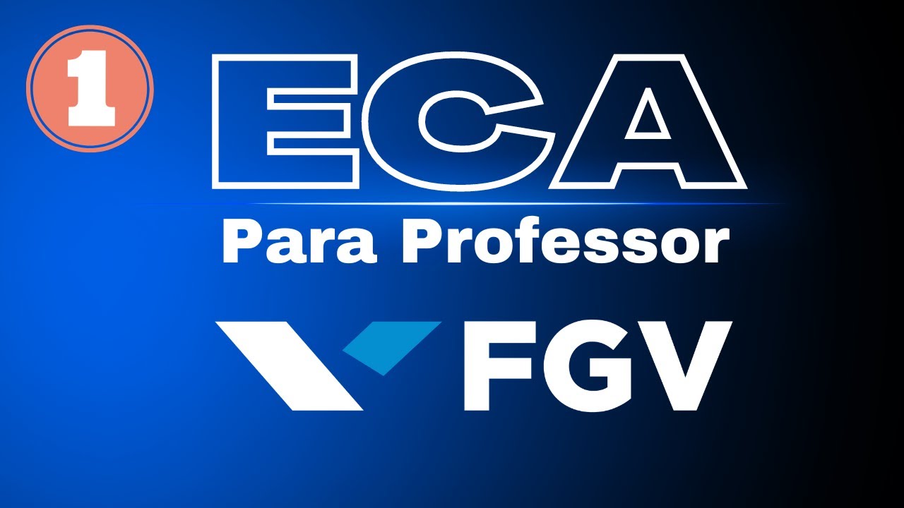 ECA 2023 -  Concurso de Professor [FGV]👉#concursoprofessor #eca