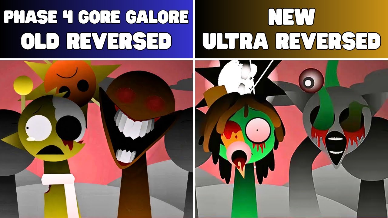 Incredibox Sprunki Phase 4: Gore Galore – Old Reversed VS New Ultra Reversed: Who Nails It?