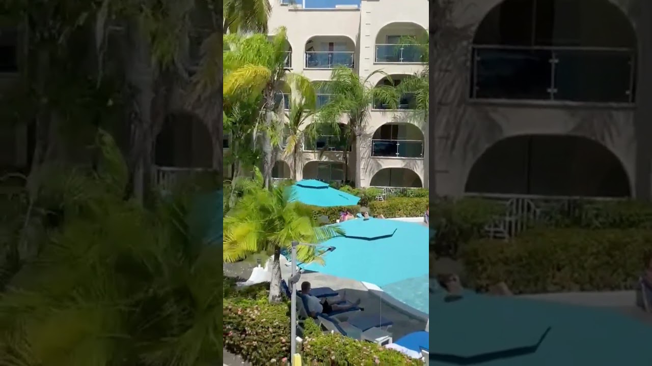 Quick view of the bar and pool - Sunbay Hotel Barbados.