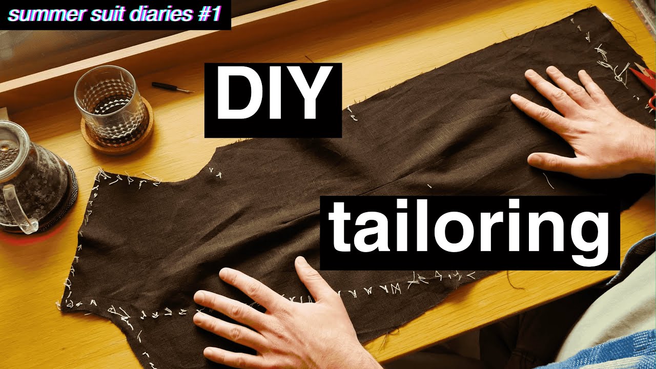 Starting my homemade linen suit!
