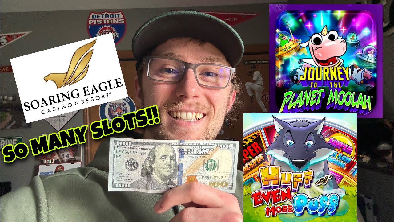 SO MANY SLOTS!! Soaring Eagle Casino Trip