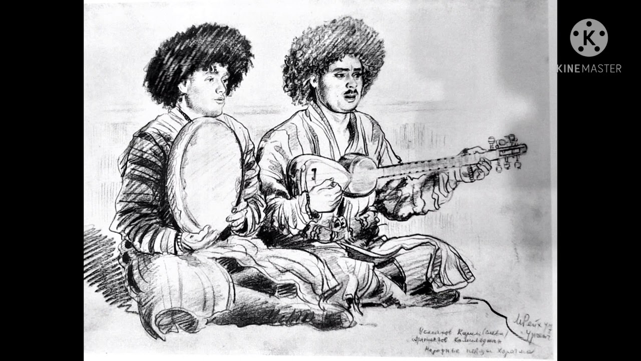 КОМИЛЖОН ОТАНИЕЗОВ.. 1947 ЙИЛДА ЧИЗИЛГАН СУРАТ..