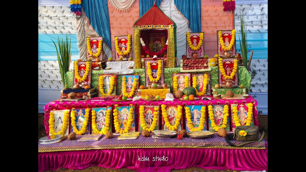 વાસ્તુ પુજન નવચંડી યજ્ઞ રામદેવપીરનો 33 જ્યોત પાઠ.