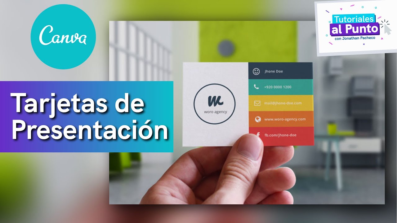 Cómo hacer una tarjeta de presentación en Canva | Tutoriales al Punto!