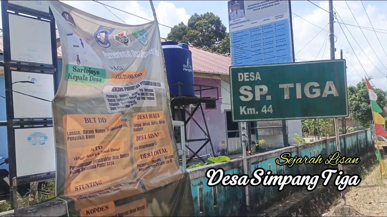 Berbagi Arsip Kite | Sejarah Desa Simpang Tiga