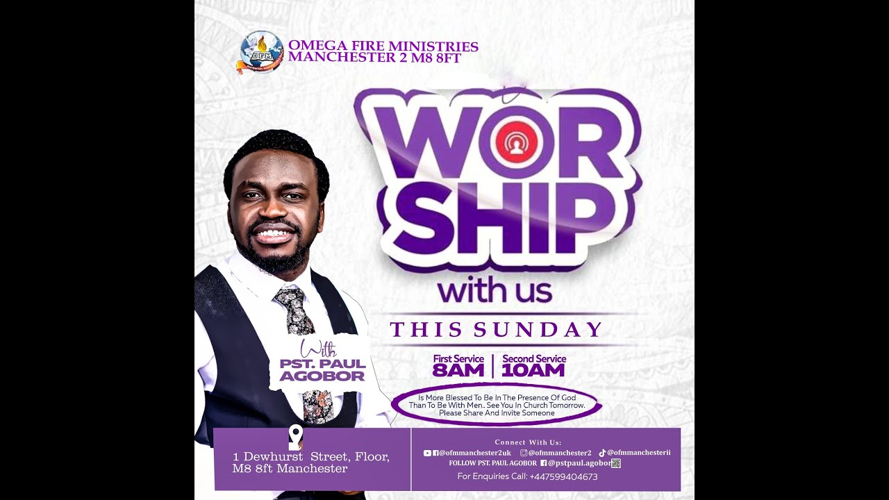 SUNDAY CELEBRATION SERVICE WITH PASTOR PAUL AGOBOR | OFMM2