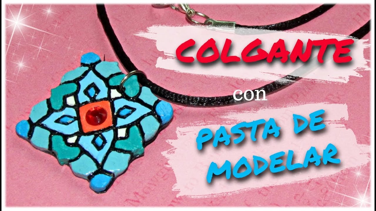 COLGANTE PASTA DE MODELAR | paso a paso