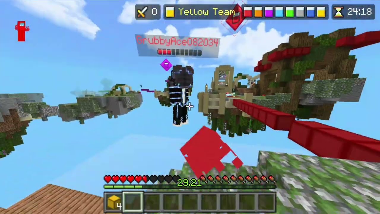 Destroying everyone in Hive Bedwar Solo Match😏@YT_Minecraft76 @pixelgifter 