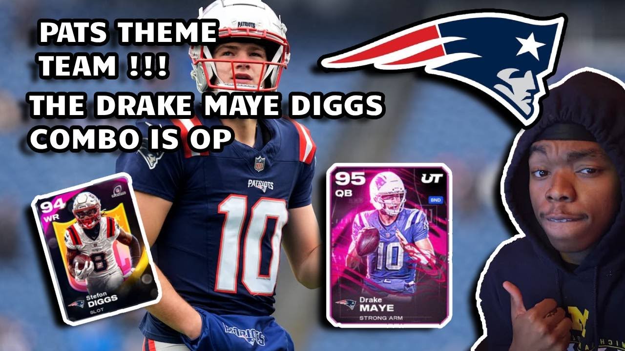 PATRIOTS THEME TEAM !!! DRAKE MAYE AND DIGGS ARE TOO GOOD ! #gg3squad #madden26 #maddenultimateteam