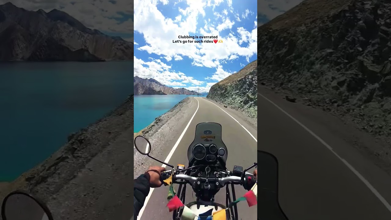 Waiting for next ride #like #motovlogger #bikervlogs #coupleontour #subscribe #travel #pangivalley