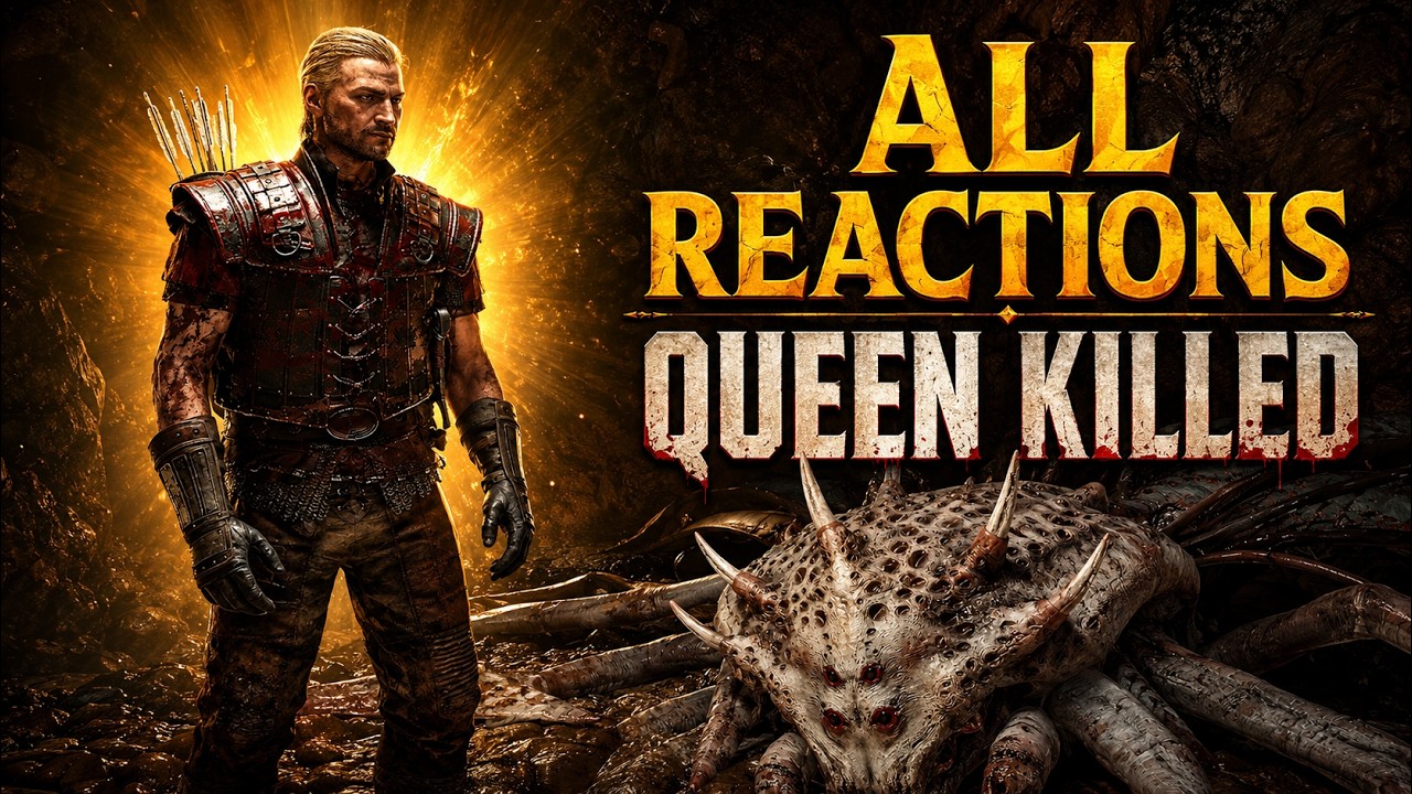 All Reactions to Killing the Minecrawler Queen in Gothic 1 Remake