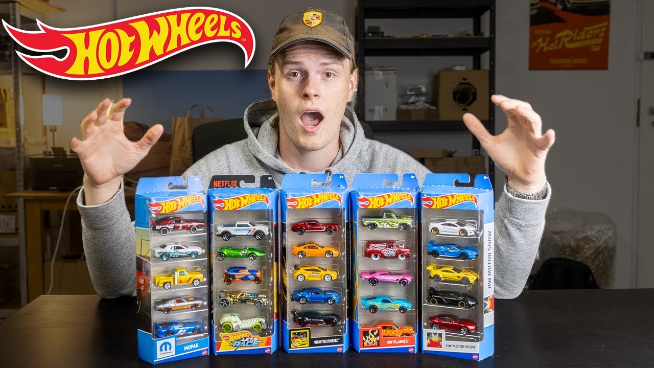 5 PAKI Z HOT WHEELS + NOWY RLC
