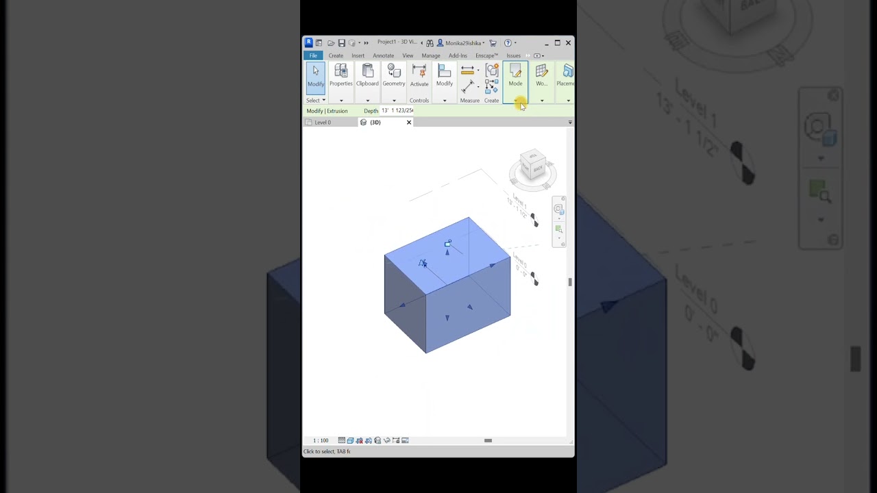 Revit Forms | Part#1 | How to create forms in Revit by using generic mass model