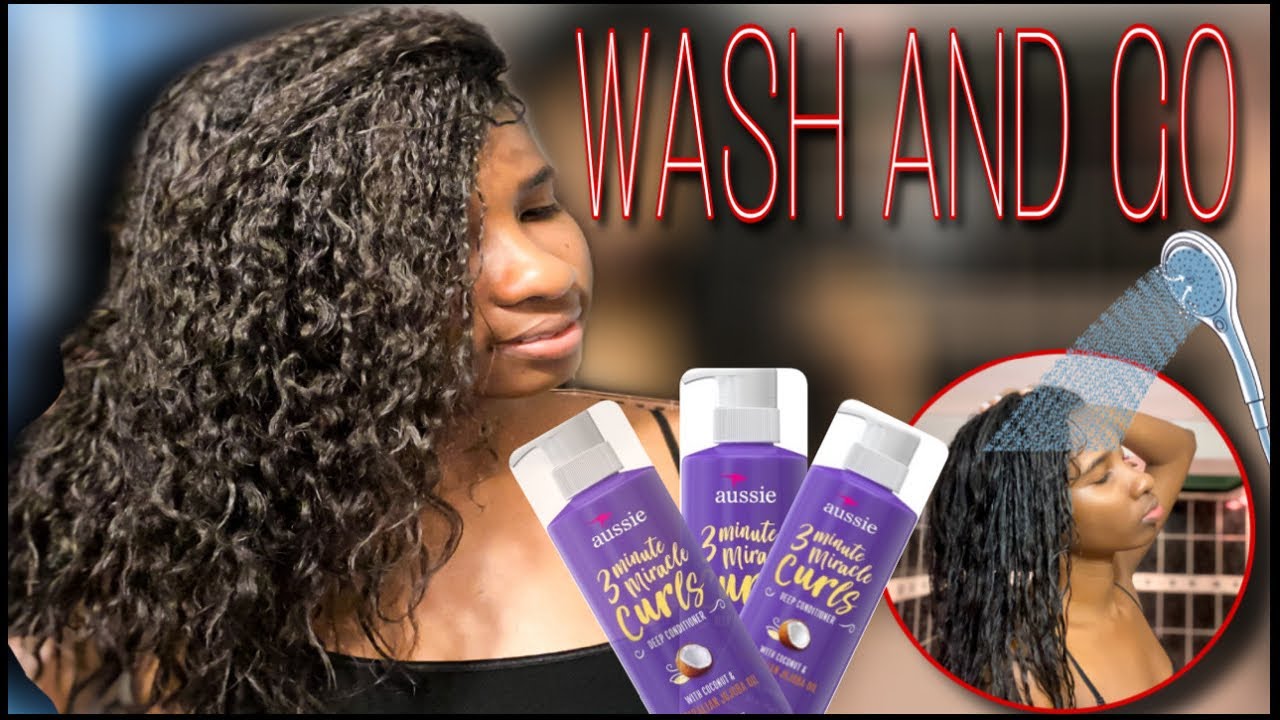 RELAXED HAIR| WASH AND GO ROUTINE!!!