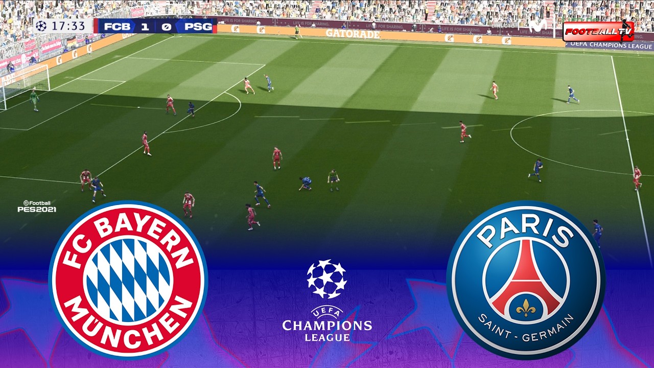 🔴Bayern Munich vs PSG - UEFA Champions League 2026 | eFootball Pes 21 Game Simulation