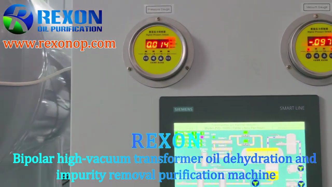 Bipolar High Vacuum Transformer Oil Dehydration and Purification Machine