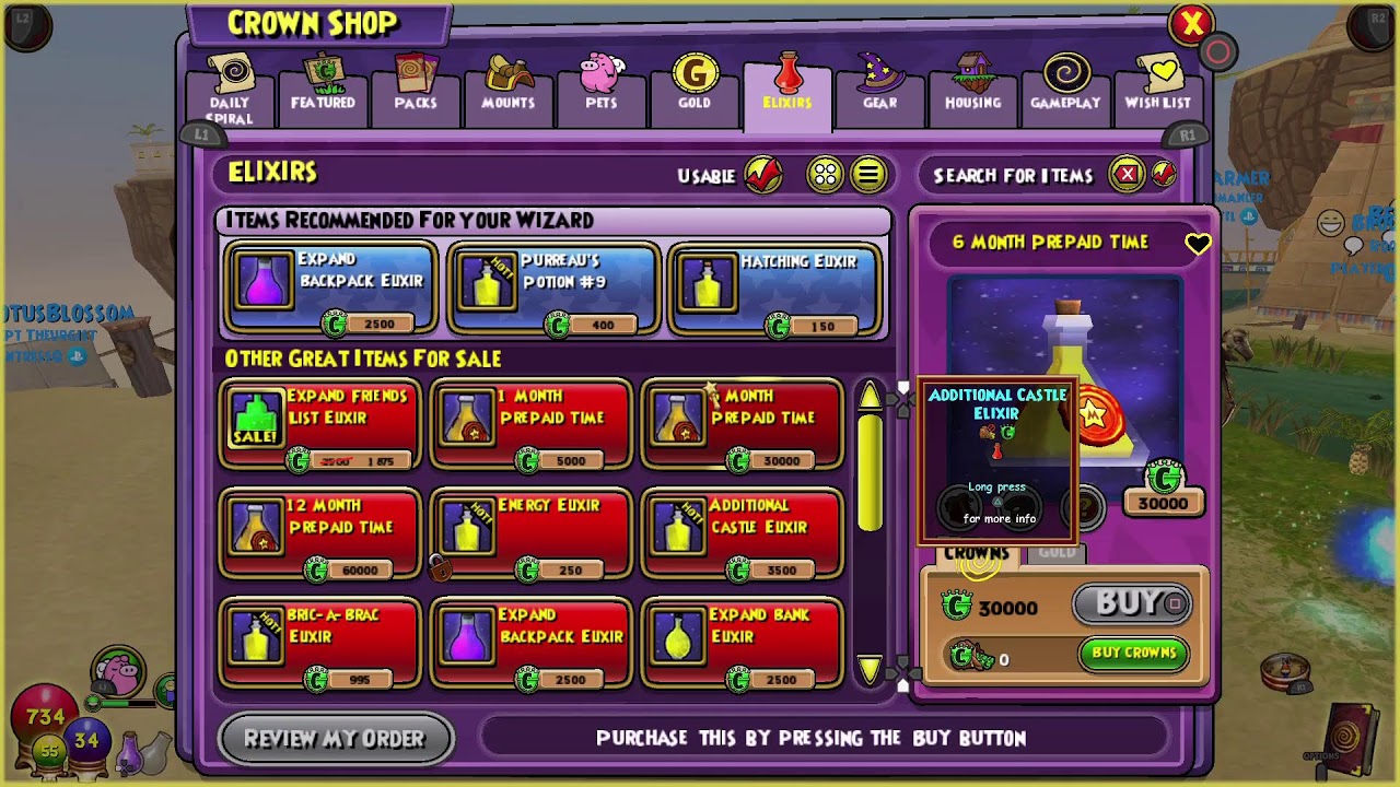 Wizard 101 ps5