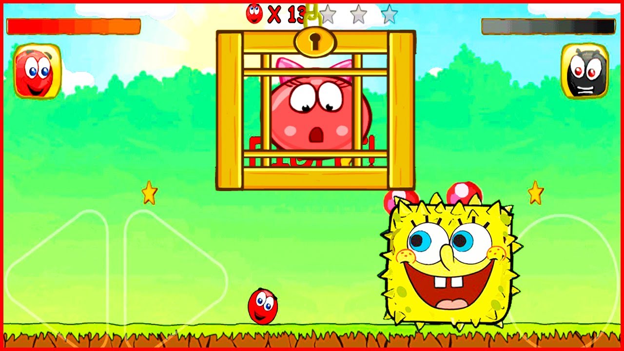 Red Ball 3 All vs Bosses.All Levels.Красный шарик против Босса
